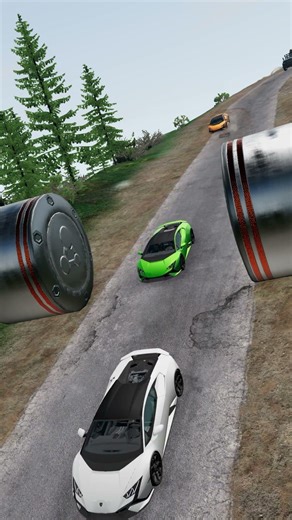 Which car can survival? #beamngdrive #beamng #automobile #lucidcaroftheyear #beamngcrashes