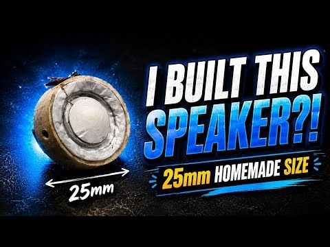 I Built a Speaker From SCRATCH — And It Actually Works! 🔊