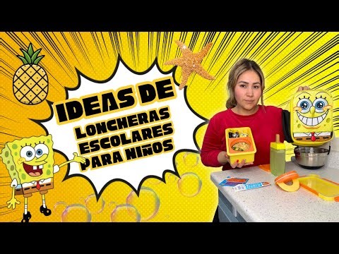 SpongeBob SquarePants school lunchbox 🧽 Quick and delicious ideas for the perfect lunchbox #lunch...