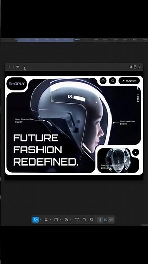 Futuristic Website Design Process 🚀 #uiuxdesign #figma #figmatips