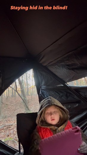 Staying hid in the Primos Hunting blind. #hunting #deer | Cody Dowdy | Facebook
