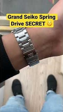 Why does Spring Drive do this? Grand Seiko 🤔 #shorts