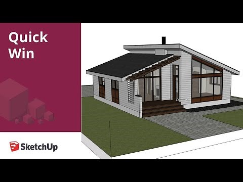 How to compose a view in SketchUp - Quick Win