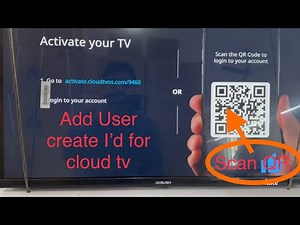 How to add User for Cloud Tv and Mouse on or off follow simple step.