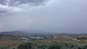 Of course, we had to get a timelapse as storms approached Reno this evening! Even caught some lightning strikes in there. 🤩⛈️ | US National Weather Service Reno Nevada