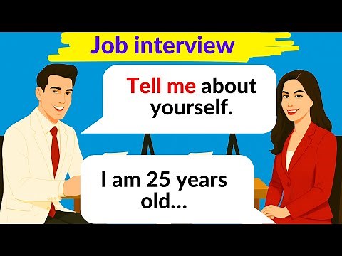 Job Interview Conversation in English for Beginners ✅ English Speaking Practice ✅