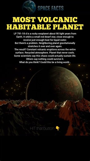 Habitable Planet That Can’t Stop Erupting #habitablezone