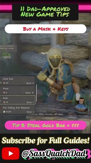 Crimson Desert - 11 Dad-Approved Tips for a New Game Tip 3 Gold Bar