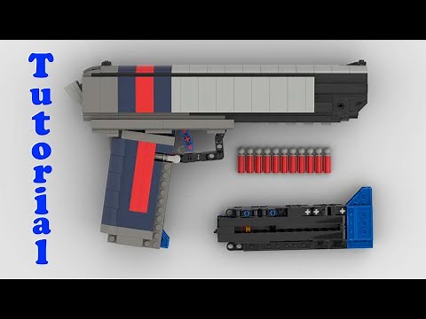 How to build LEGO gun that works Desert Eagle TUTORIAL