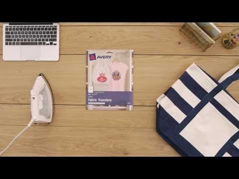 Personalize Your Gear with Avery Light Fabric Transfers