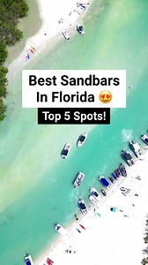 The best sandbars in Florida!!! #sandbar #floridatravel #floridavacation #floridabeaches #hiddengems | Florida Trippers