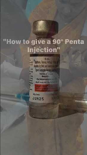 Pediatric Skills: 0.5ml Pentavalent IM Procedure 🏥