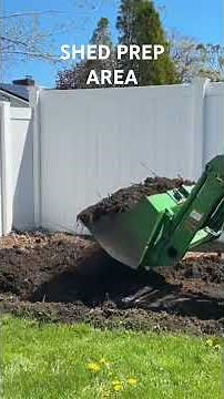 Getting ready for a shed install, start to finish.