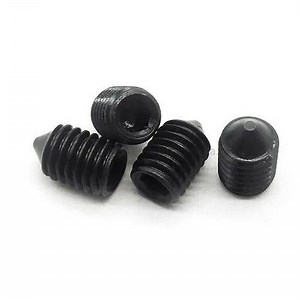 [Hot Item] 45h Black Hex Socket Set Screw DIN914 Cone Point Allen Grub Stud