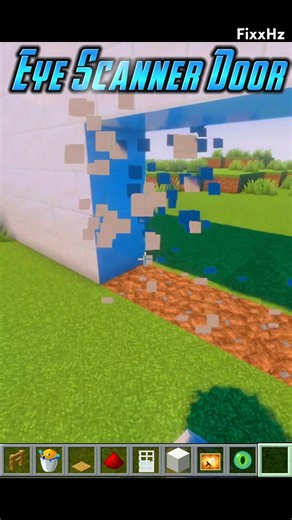 Eye Scanner Door #minecraft #shorts