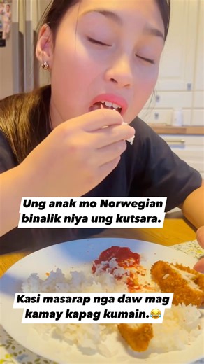 258K views · 8.4K reactions | Uo nga naman. #theevaslifeinnorway #norwegiandaughter #eating #rice #chicken #using #kamayan #walangarte #proudmama #pinoyfood #kain #kaintayo #fbreels #fbreelsvideo #foryouシ #fblifestyle | The Eva’s life in Norway | Facebook
