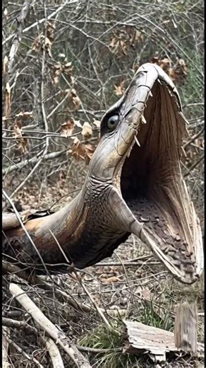 Part2: thought it was a log… then it blinked.