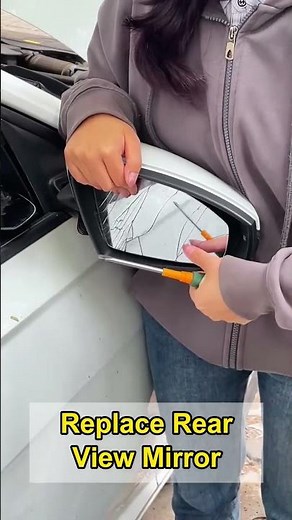 Join me and learn how to replace a broken rear view mirror! @automobileleader@carinstructor111