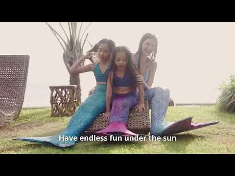 Mermaid Tails with Monofin Swim Flipper Fin for Girls, Teens and Adults