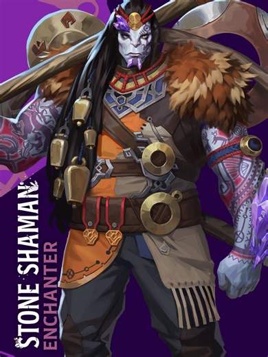 Let the Stone Shaman guide your way through the Titan Mountains! This spiritual guide of the Borean tribes of Kamazad uses his staff forged from the heart of the mountains to protect his people and guard the sacred peak from those who would mine their power. Wishlist on Steam now and join our Discord community! LINK IN BIO #spellcastersgame #spellcasterschronicles #quanticdream #quanticdreamgames