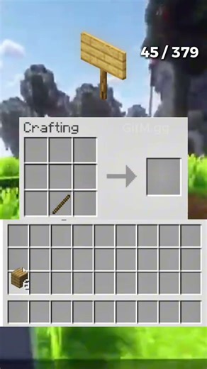 Sign - Item 45/379. Label chests, rooms, and organize your base #minecraft #minecrafttutorial