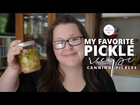 My Favorite Pickle Recipe | Canning PICKLES with a STEAM CANNER