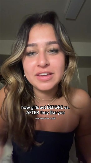 how girls act after they like you #flirting #crush #relationships #single #friends