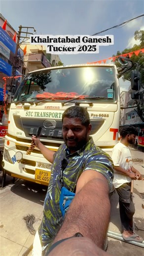 Khairatabad Ganesh Tasker 2025 Getting Ready for Shobayatra | #khairatabadganesh