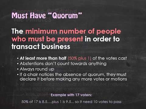 Robert's Rules of Order