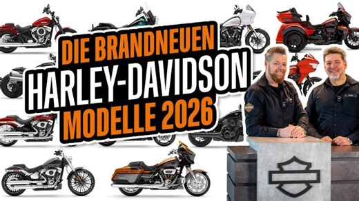 Neue Harley-Davidson Modelle 2026 – kurz erklärt | Thunderbike | Thunderbike