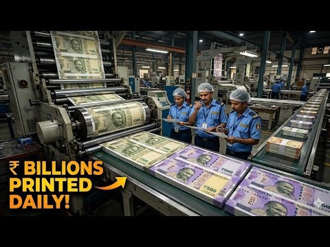 How Indian Rupee Notes Are Made | Inside India's Money Factory
