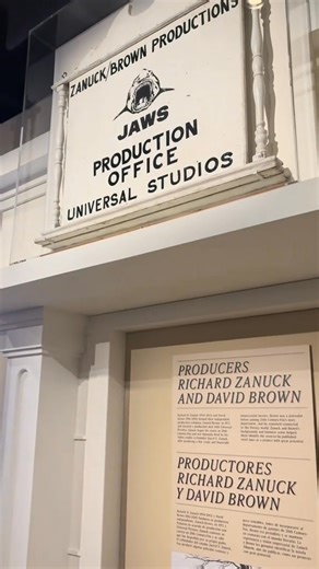 'JAWS: The Exhibition' at the Academy Museum of Motion Pictures looks amazing! So glad JAWS is getting the attention it deserves. Congrats to everyone involved. Via Tristan Zietara on TikTok | The Daily Jaws