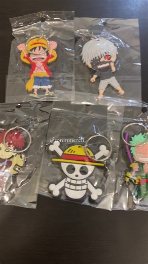 Anime Rubber keychains restocked #roninmerchdharan #tiktoknepal🇳🇵 #animestore #fypシ゚ #dharan