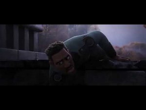 Frozen Anna destroy the dam scene reversed