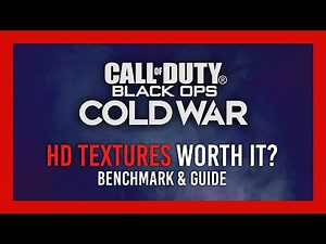 HD Texture Pack worth it? Benchmark + Guide | Black Ops: Cold War