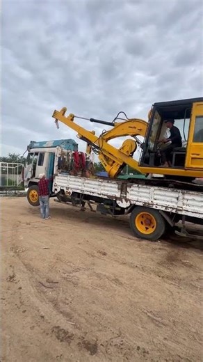 Nearly Finished Loading Mini Piling Equipment #shorts #diy #equipment