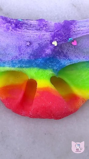 Colorful Rainbow Slime - Amazon Surprise
