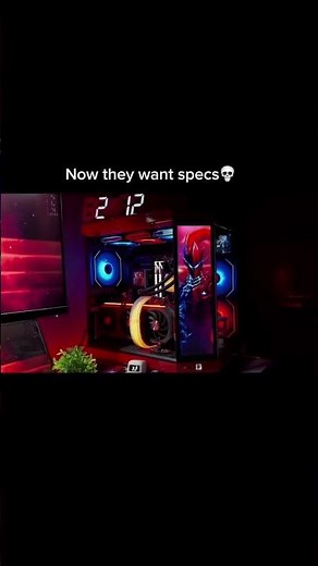 Red PC Setup 🤩🤫