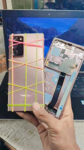 Samsung galaxy note 20 ultra screen replacement display change video #shorts #viral #video//