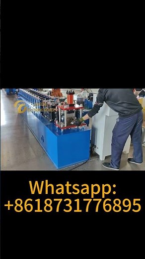 Roller steel rolling shutter door guide slat roll forming machine #machine #factory#shutterdoor