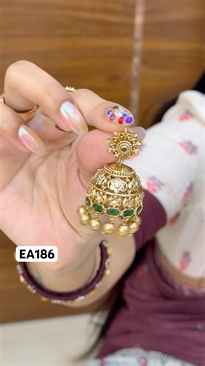✨CODE : EA186 , Rs.949✨ Jhumki✨www.lakshmiboutique.co.in​⁠✨‪@LakshmiBoutique‬