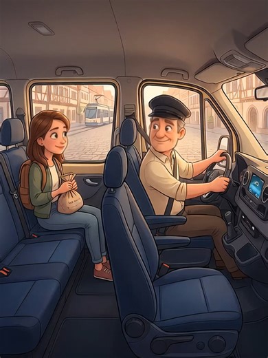 Deutsch lernen im Alltag | Dialog im Taxi (A2–B1) In diesem kurzen Video lernen Sie Deutsch mit einem realistischen Dialog im Taxi. Der Fahrer und der Fahrgast sprechen über das Ziel, den Preis der Fahrt und die Bezahlung. Dieser einfache Dialog hilft Ihnen, wichtige deutsche Sätze für den Alltag zu lernen. Perfekt für Deutschlernende auf dem Niveau A2–B1. Deutsch lernen kann einfach und praktisch sein! #Deutschlernen #DeutschDialog #DeutschImAlltag #DeutschA2 #DeutschB1