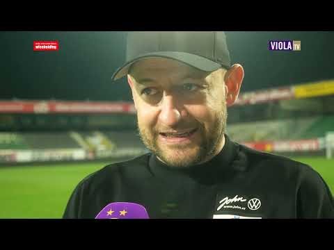 Coach Stephan Helm after SV Ried - Austria Wien 0:2 (03/2026) #faklive #violatv