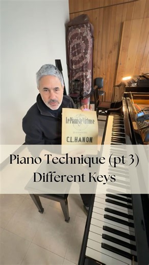 Jean-Michel Pilc on Instagram: "Piano Technique (part 3) Practicing the Hanon method with different keys in each hand 🎹 Plus some thoughts about practicing with intention, and changing the exercise if you feel that muscle memory is starting to take over. • • • • • #piano #pianolesson #hanon #pianotechnique #scales"