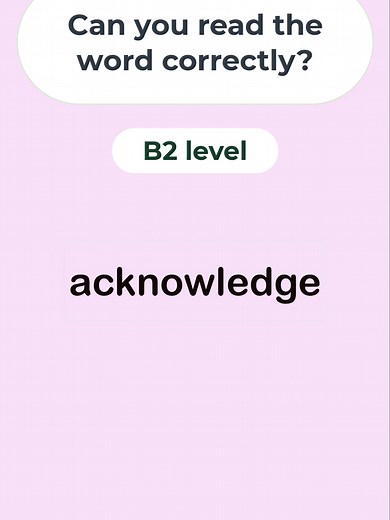 English Pronunciation Practice at B2 Level