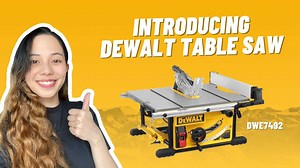 Introducing DeWalt's DWE7492 Table Saw 🤩 Only PHP 22,590 at GLI Construction Services 😏 Get this at our Lazada store 👇🏻 📌 https://s.lazada.com.ph/s.2jZu0 | GLI Construction Services