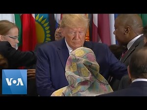 Trump Attends UN Luncheon