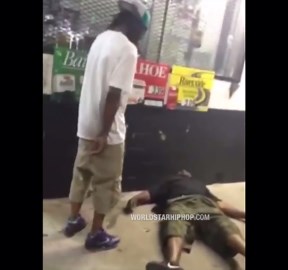 All Bad: Big Guy Gets Knocked Out & Catches A Beatdown During A Fight!