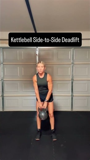 Kettlebell Side-to-Side Deadlift | Glutes | Hamstrings | Lower Back