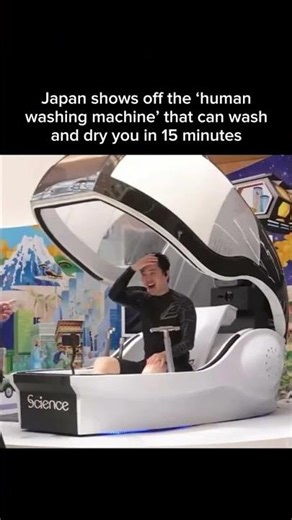 Japan’s Human Washing Machine: A 15-Minute Future of Clean Living